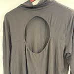 Eloquii  black long sleeve turtleneck top open cutout back black size 22/24 NWT Photo 5