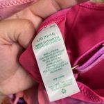 Watercolor one piece swimsuit, pink, purple, peach womans size L, EUC Pink Size L Photo 5