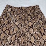 ZARA  Faux Leather High-rise Snake Print
Pants(Size XS) Photo 5