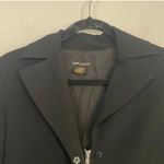 Grace Dane Lewis Black Long Sleeve Long Line Trench Coat Jacket Size 4 Photo 1