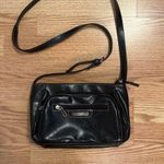 Jaclyn Smith Black Leather Crossbody Purse Photo 2
