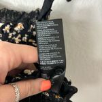 Urban Outfitters Black Daisy Floral Crop Top Tank Top Medium Photo 4