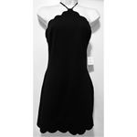 Urban Outfitters  Kimchi Blue Scalloped Halter Mini Dress Small NWT Photo 3