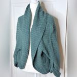 Banana Republic  Women's XS/S Chunky Knit Cardigan Emerald Green Alpaca Blend Photo 2
