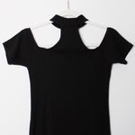 AQUA Off Shoulder A-Line Choker Dress Photo 7