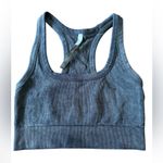 Free People #63 NWT  Go To Sports Bra in Washed Black Photo 4