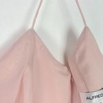 Alfred Sung NWT Draped Faux Wrap Cocktail Dress With Pockets Blush Size 0 D777 Photo 15