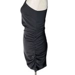 Altar'd State  Nicole Party Dress Black One Shoulder Minidress Photo 4