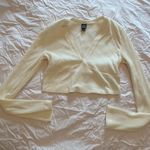 Wild Fable Cream Crop Sweater Photo 0
