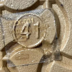 CL by Laundry CL LAUNDRY WOMENS SIZE 10 CARAMEL COLOR FAUX ALLIGATOR THONG STRAP HEEL Photo 12