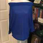 🌟HOST PICK🎀 NWOT blue knit loose fitting sporty sweater Size M Photo 2