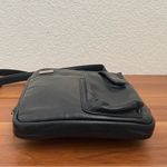 Perlina Vintage  New York Black Genuine Leather Sling Crossbody Bag Photo 6