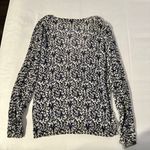Madewell Blue and White Floral Buttoned Cardigan Photo 5
