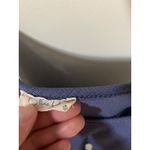 Olivia Rae  Womens Size M Babydoll Top Sleeveless Blue Sheer Blouse Round Neck Photo 6