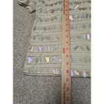 J.Crew Womens Crochet Ivory Short Sleeve Top Shirt Sequins Party Going Out Sz S Photo 8