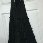 Cami NYC  Ruffle Silk Blend Black Mini Cocktail Dress Photo 2