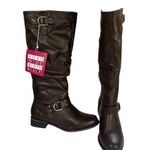 XOXO NWT Minkler vegan leather extra wide calf boots Photo 3