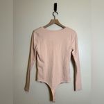 Nuuds Hook & Eye Bodysuit Pink Size L Photo 4