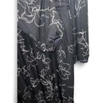 Kittenish New with tag  Elegant Black Dress with White Floral Pattern Photo 2
