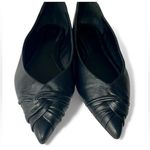 Maje  Black Leather Flats Photo 4