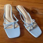 H by Halston Halston Blue Heel Sandals Photo 0