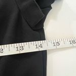 Emporio Armani Cap-sleeve Gathered Waist Milano Jersey Dress Black 4 Photo 8