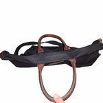 Diane Von Furstenberg DVF  Vintage Black Canvas Large Tote Bag Photo 5