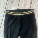 Juicy Couture Script Logo Gold And Black Women's Legging Size Medium Photo 4