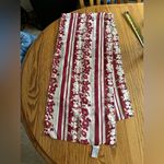 Jaclyn Smith Jacalyn Smith Red Ivory Floral Print Rectangular Scarf Photo 5