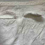 Lily Rain Women's White 100% Cotton Raw Asymmetrical Hem Jean Mini Skirt Sz Med Photo 5