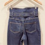Honey Punch  High Waisted Contrast Cotton Jeans with Belt Size S Preowned Photo 6
