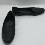 Via Spiga Womens Loafers Size 7M Black Leather Slip On Flats Casual Shoes Photo 3