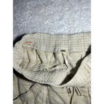 Free People Beige Striped Pants With Drawstring Size S Photo 5