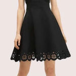 Kate Spade Fiorella Dress Fit & Flare Embroidered Cutwork Black Size XXL Photo 0
