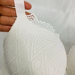 Curve Muse Lace Overlay Underwire Lined Bra 42D White Size undefined Photo 1