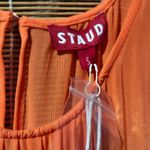 STAUD Benedetta Maxi Dress Nectarine Small Orange Photo 7