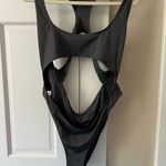 SKIMS  Signature Swim Cut Out Monokini in Gunmetal Photo 6