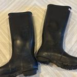 Hunter Women's Original Tall Rain Black Boots - Size 8 Photo 4