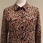 Chico's Chico’s Cheetah Print Button Front Shirt Jacket Photo 1