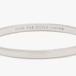 Kate Spade Silver Bangle Bracelet Photo 0