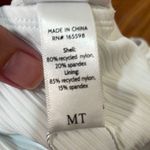 Andie Swim The Malibu One Piece LT Ribbed White size M tall NWT long torso Size M Photo 3