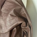 BCBGeneration BCBG Generation brown leather jacket with bell sleeve and zipper vintage size L Photo 1