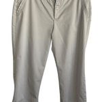 Dockers Women Cropped Pants 12 Beige Capri Casual Neutral Cruisewear Coastal Photo 0