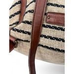 Lucky Brand The Kendal Striped Woven Blend Backpack Rucksack Bag Shoulder Photo 3
