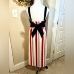 Kate Spade Gardenside Multi Stripe Bow Detail Preppy Midi Dress NWOT Sz XS Photo 5