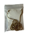 None Mindfulness Breathing Necklace Gold BNIP Photo 1
