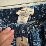 Jessica Simpson  Dark Navy Batik Babe Tie Waist Swim Cover Up Beach Pants Size S Photo 4