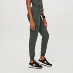 FIGS  High Waisted Zamora Jogger Scrub Pants in Moss Green 5700 Size XL Tall Photo 2