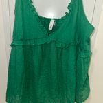 Glam green top Photo 0