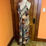 Lani boho plunging earthy maxi dress Size M Photo 3